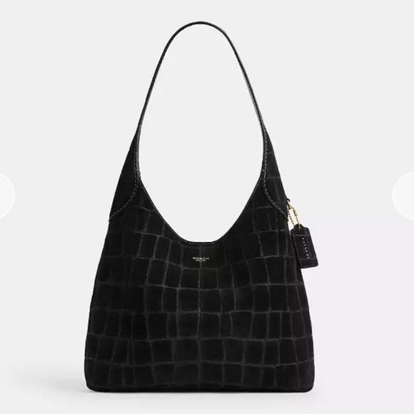 Coach Handbags - NWT Coach Brooklyn 28 Croc Embossed Suede